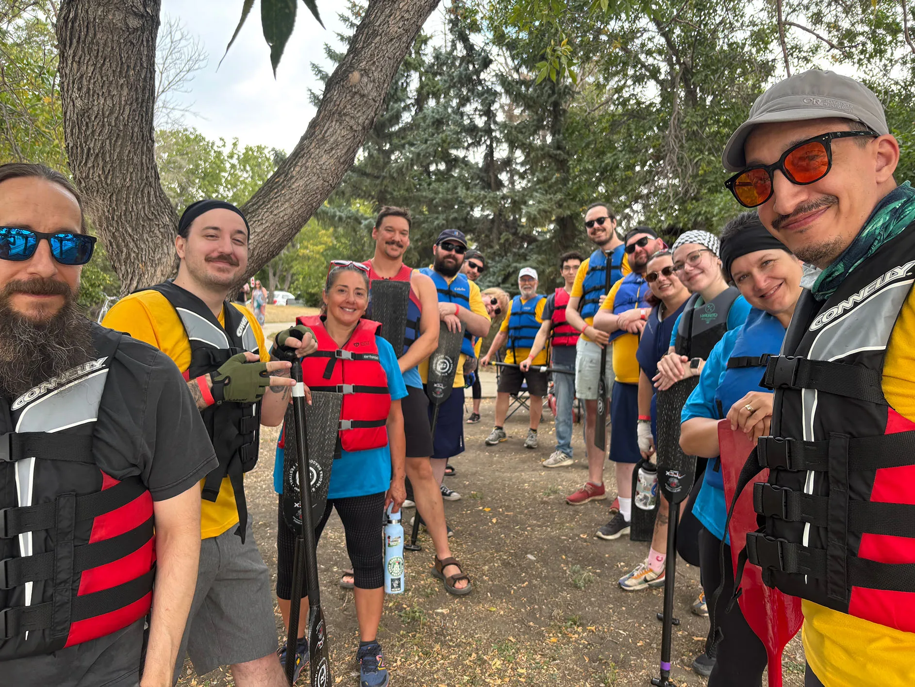 TQ Dragon Boat Club at the Regina Dragon Boat Festival, photo 1